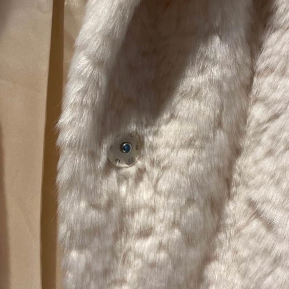 Topshop Champagne Short Coat Size 4 - Picture 4 of 4